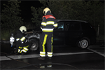 Melding 23.28 Prio 1 Brand Wegvervoer Personenauto Lutkepost Buitenpost